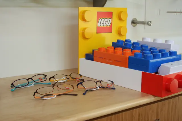 Frames on display at Optimum Vision Care