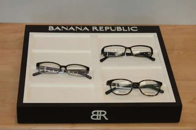 Frames on display at Optimum Vision Care