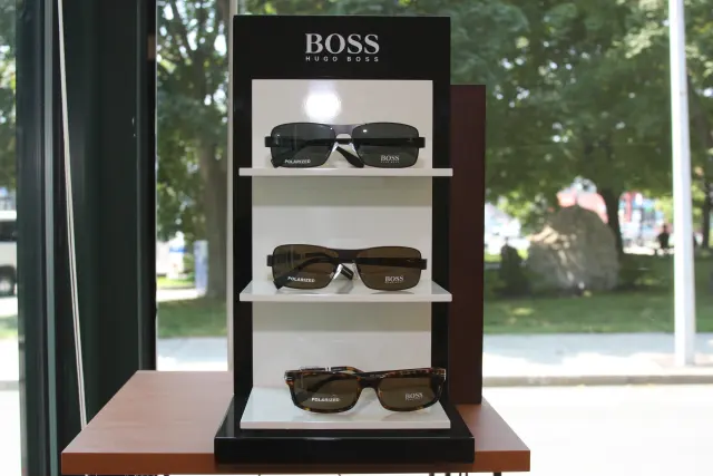 Frames on display at Optimum Vision Care