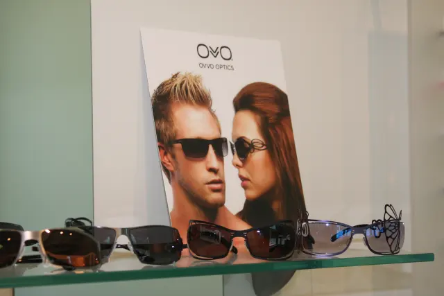 Frames on display at Optimum Vision Care