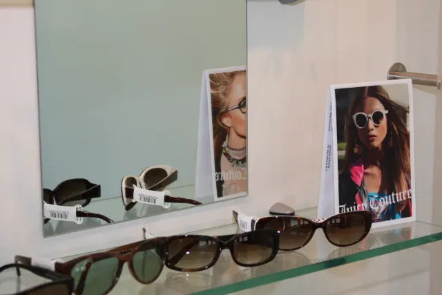 Frames on display at Optimum Vision Care